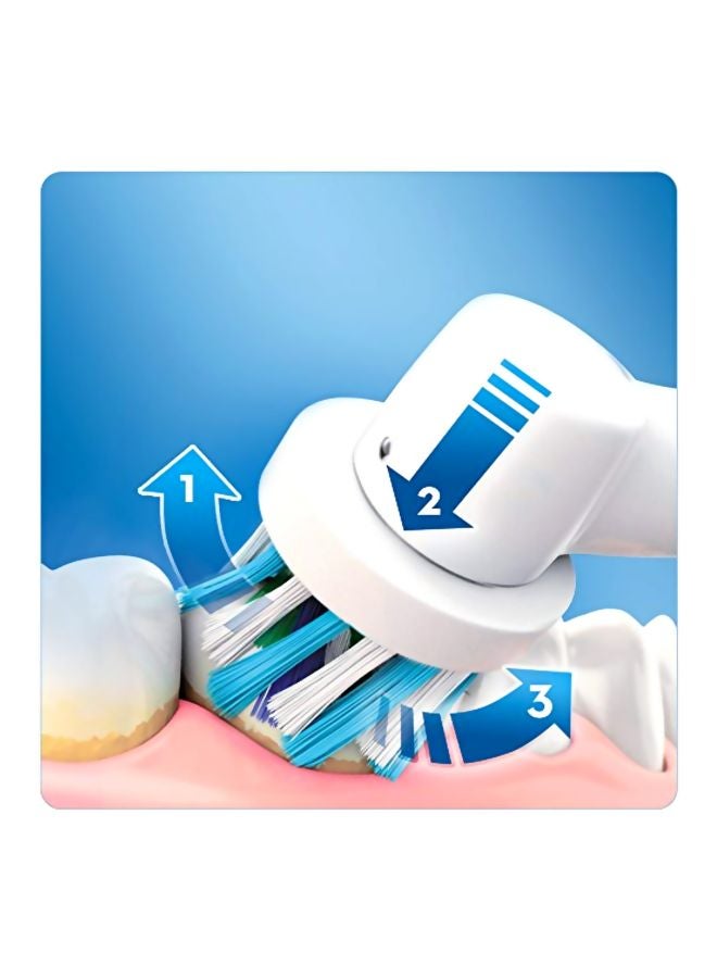 Oral-B - Battery Powered Toothbrush White/Blue - Image 1