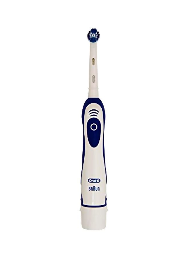 Oral-B - Battery Powered Toothbrush White/Blue - Image 1