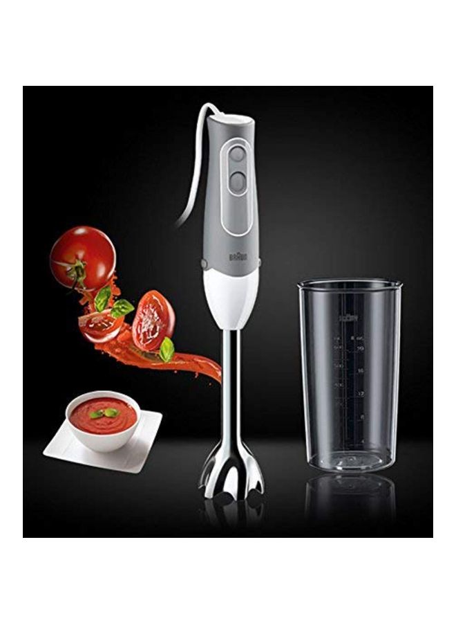 Barun - Hand Blender 600W MQ500 Grey/White/Silver - Image 1