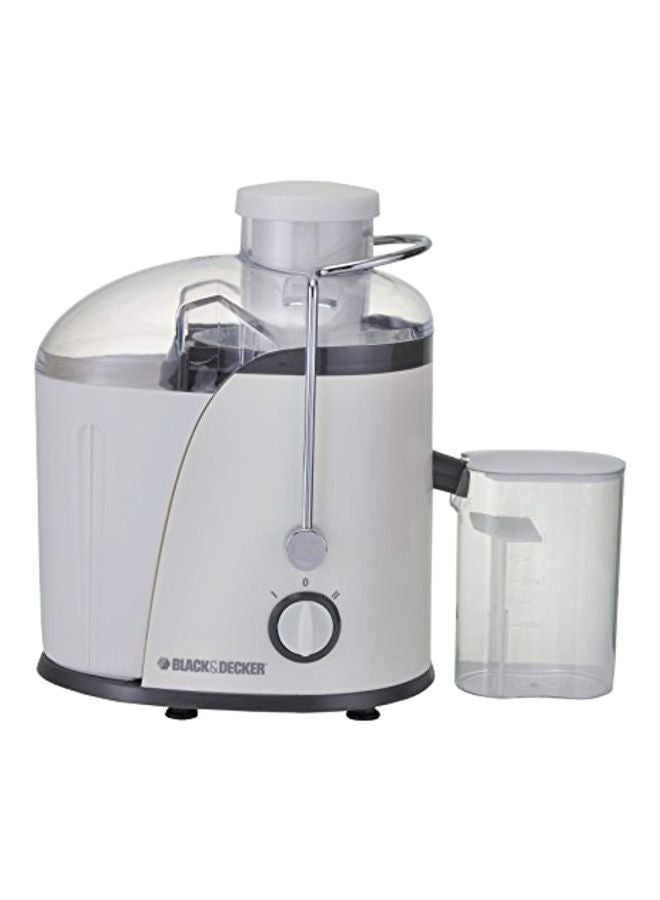 بلاك اند ديكر عصارة فاكهة كهربائية مع صنبور بقوة 400 وات 1.3 L JE400-B5 أبيض - Image 1