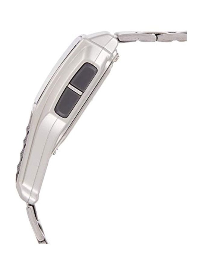 كاسيو ساعة يد رقمية بسوار من الإستانلس ستيل طراز EA- 32D-1A - قياس 37 مم - لون فضي - Image 3