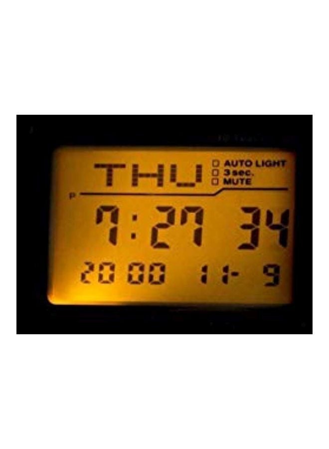 كاسيو ساعة يد رقمية بسوار من الإستانلس ستيل طراز EA- 32D-1A - قياس 37 مم - لون فضي - Image 5