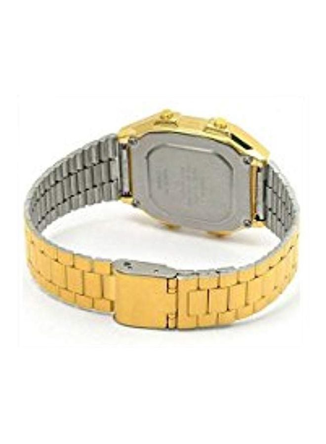 كاسيو ساعة يد رقمية مقاومة للماء طراز A500WGA-1D - مقاس 34 مم - لون ذهبي للرجال - Image 3