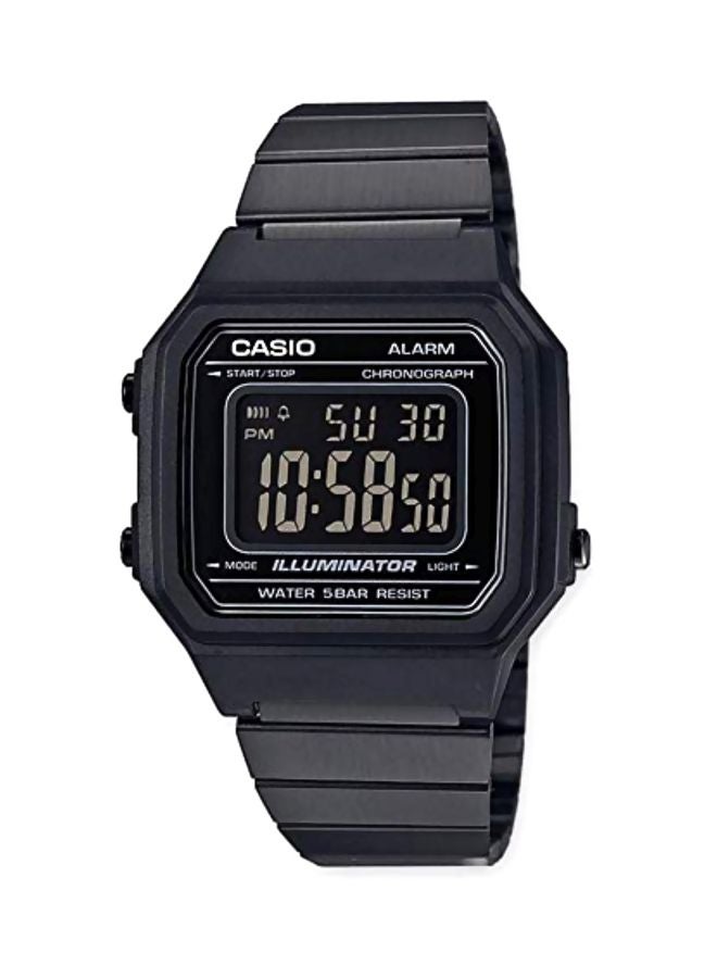 كاسيو ساعة يد رقمية مقاومة للماء طراز B650WB-1BEF - مقاس 43 مم - لون أسود للرجال - Image 1