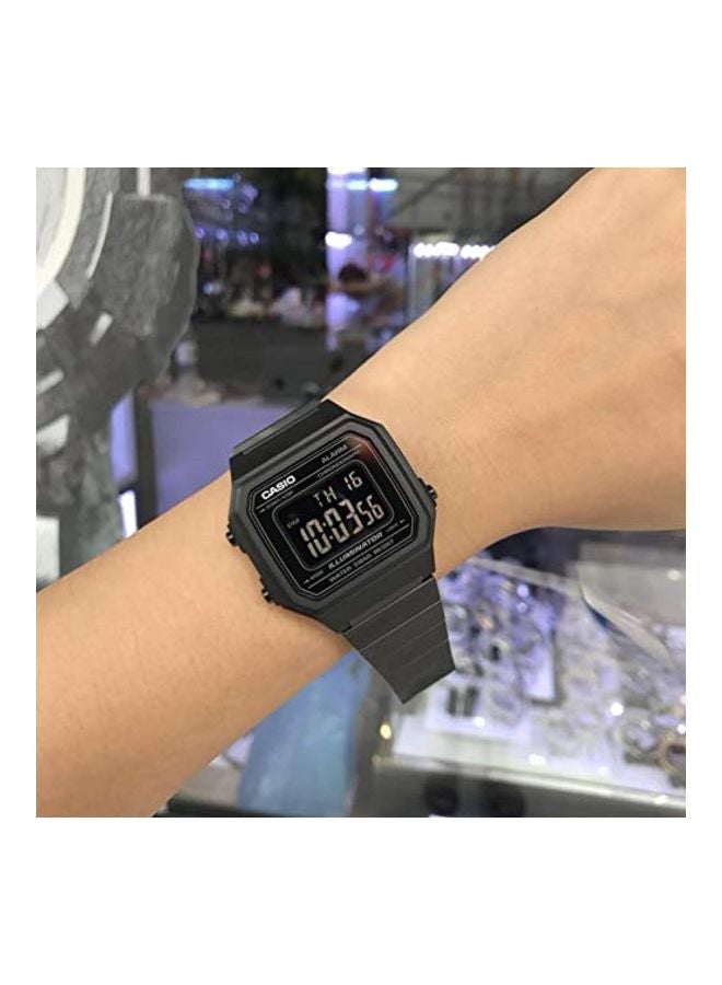 كاسيو ساعة يد رقمية مقاومة للماء طراز B650WB-1BEF - مقاس 43 مم - لون أسود للرجال - Image 4