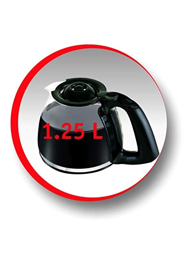 Moulinex - Subito Coffee Machine 1.25L 1.25 L FG370827 Silver/Black - Image 1