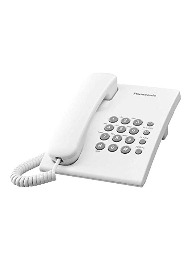 Panasonic Efficient Corded Telephone White