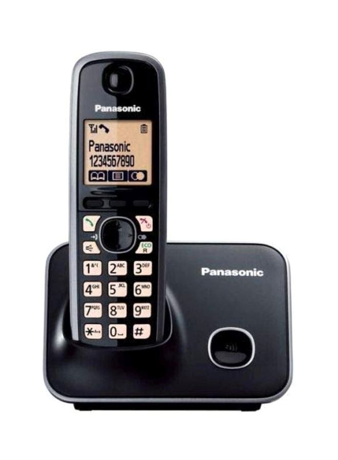 باناسونيك هاتف لاسلكي أسود / شفاف - Image 1