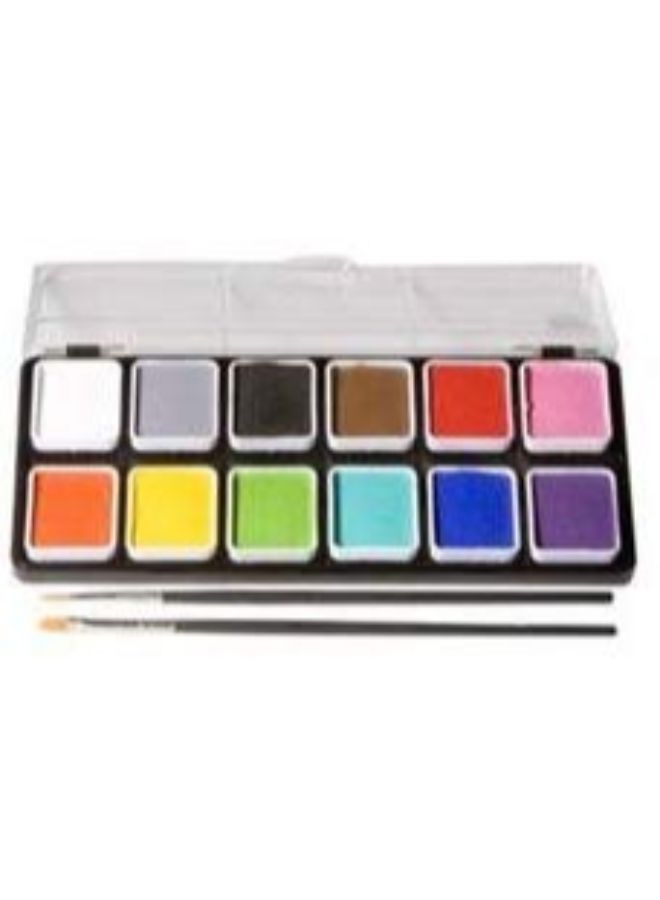 Wolfe FX 12-color Hydrocolor Palatte Face Paint Kit Multicolour - Image 2