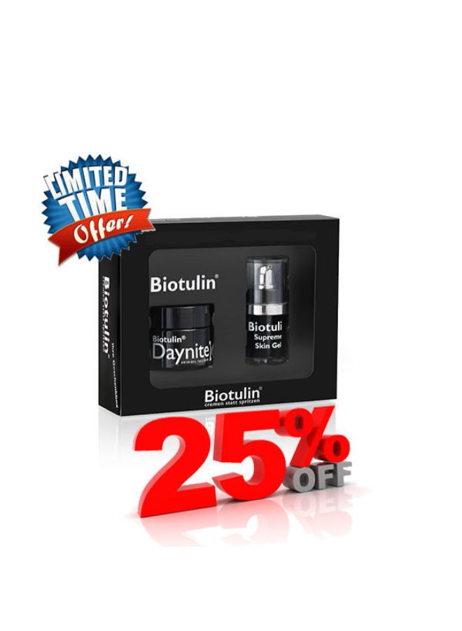 Biotulin 2-Piece Anti-Ageing Organic Set Transparent & white 15ml - Image 1