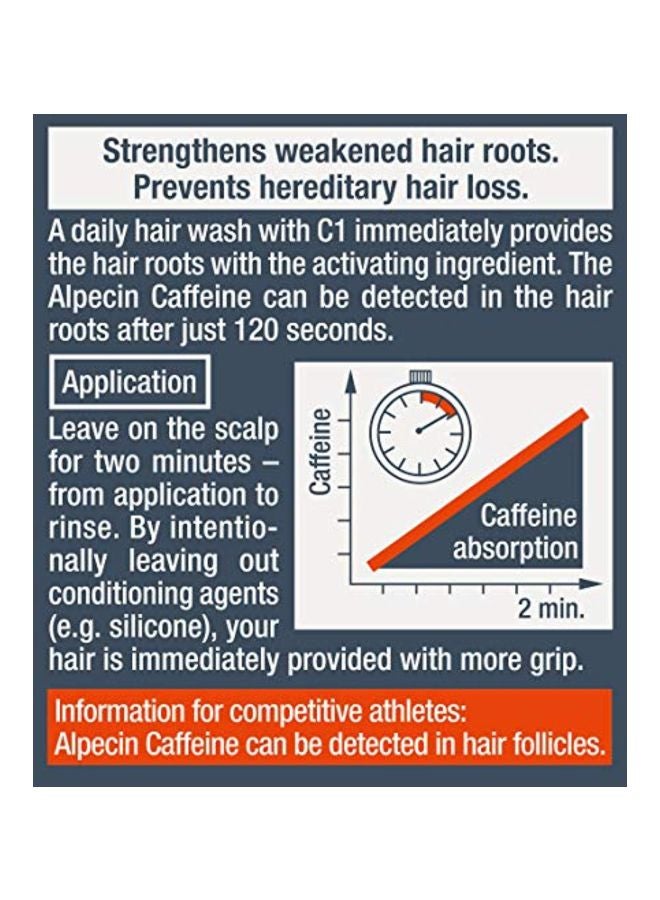Alpecin - Caffeine Shampoo C1 250ml - Image 1