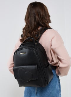 Faux Leather Backpack Black - v1571126503/N21683389A_5