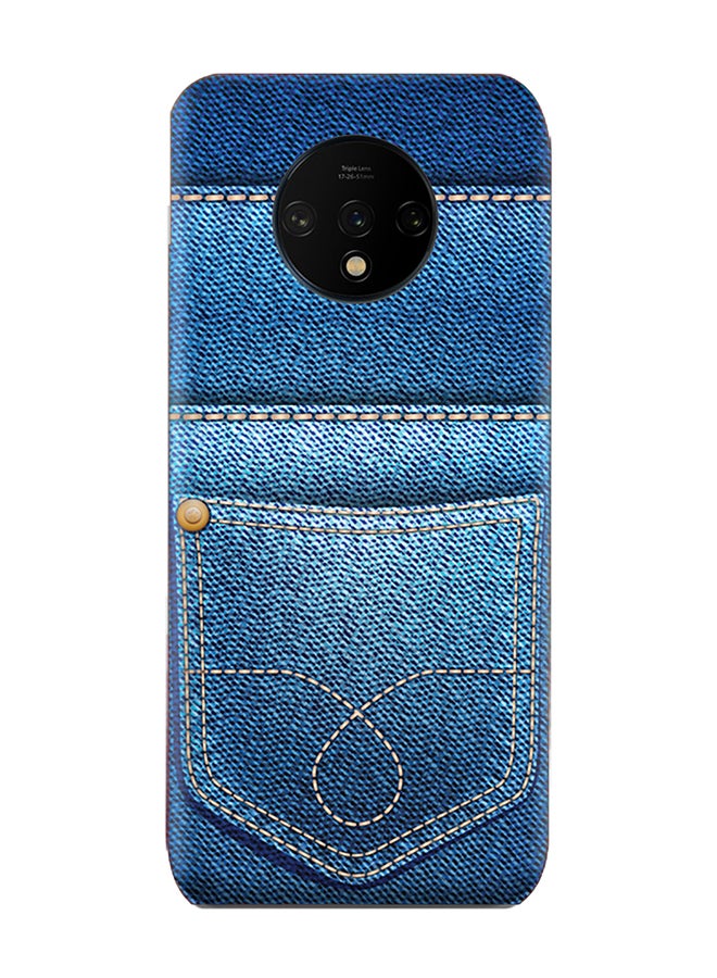 Protective Case Cover For Oneplus 7T Jeans Pattern