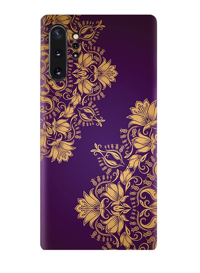 Protective Case Cover For Samsung Galaxy Note 10 Plus Purple Floral Mandala Pattern