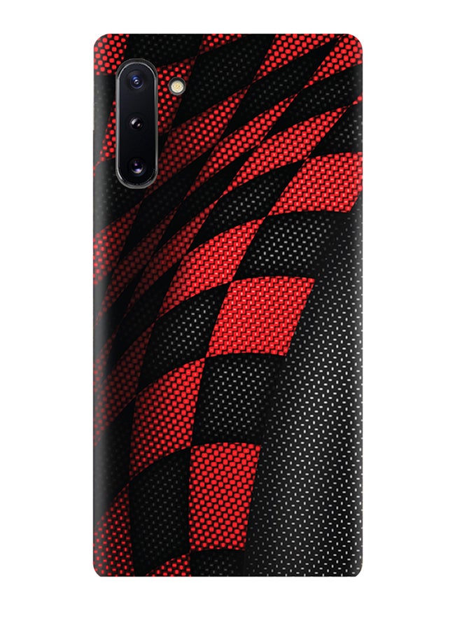 Protective Case Cover For Samsung Galaxy Note 10 Sports Red / Black Pattern