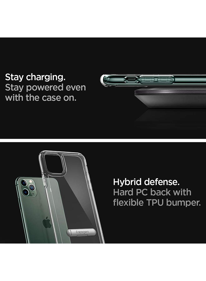 Spigen - Ultra Hybrid S Case Cover For Apple iPhone 11 Pro Crystal Clear - Image 1