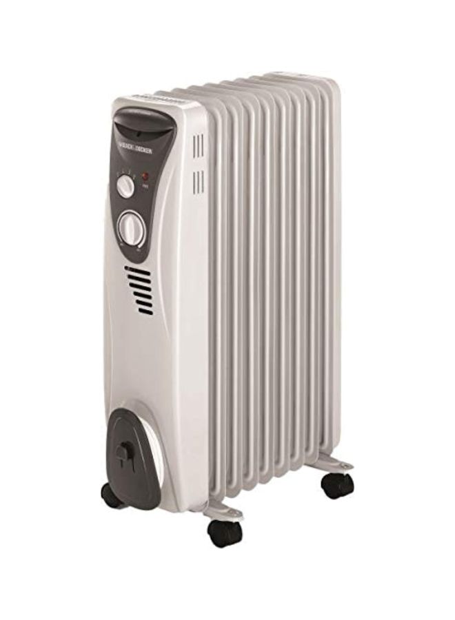 BLACK+DECKER 7 Fin Oil Radiator Heater 1500W 1500 W OR070D-B9 Multicolour - Image 1