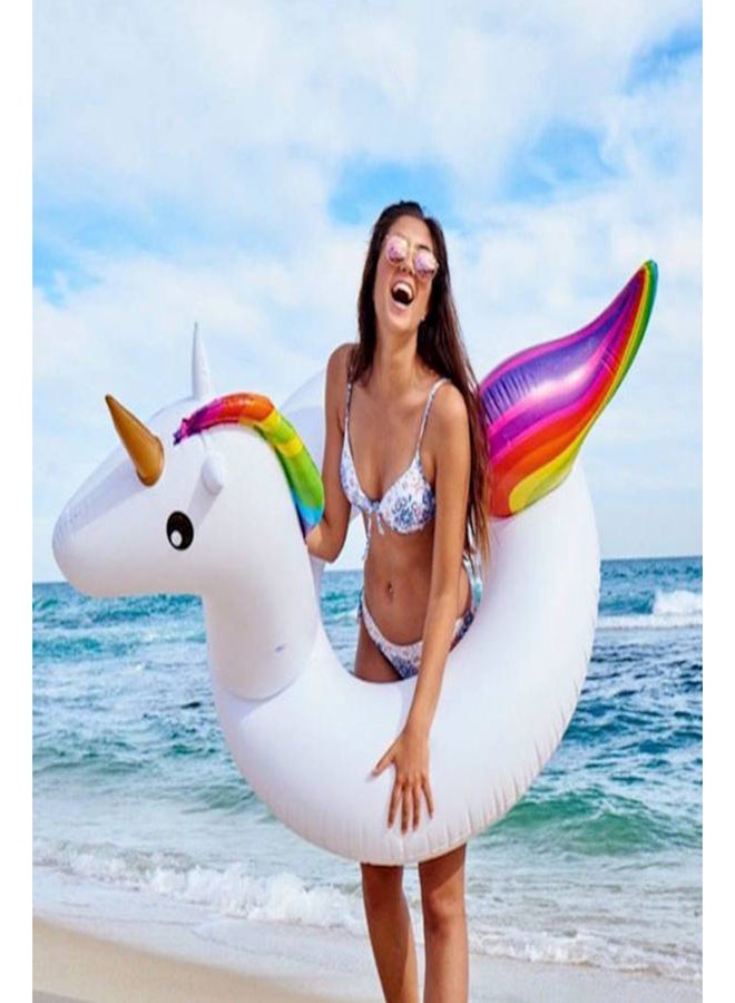 Unicorn Inflatable Swimming Float Tube 175x120cm - Image 2