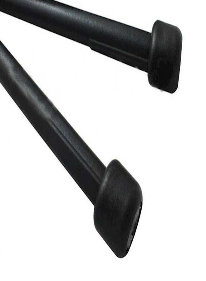 Generic 2.7m Plastic Skipping Fitness Gym Boxing Jumping Speed Sports Crossfit Rope Black - Image 2