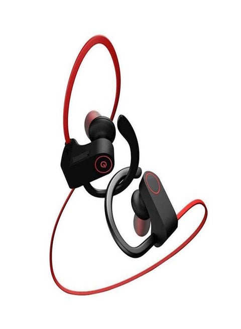 Bluetooth Headphones, Wireless Sports Headset Earphones, Waterproof In-Ear Headset Hd Red