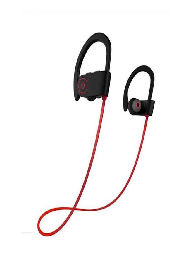 Bluetooth Headphones, Wireless Sports Headset Earphones, Waterproof In-Ear Headset Hd Red
