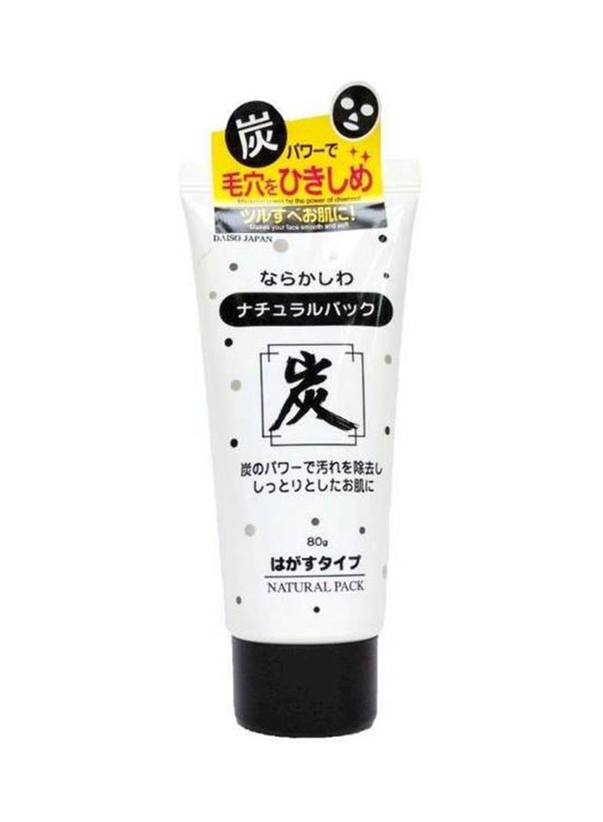 Daiso Japan Natural Pack Charcoal Peel Off Mask 1 80grams  - Image 2
