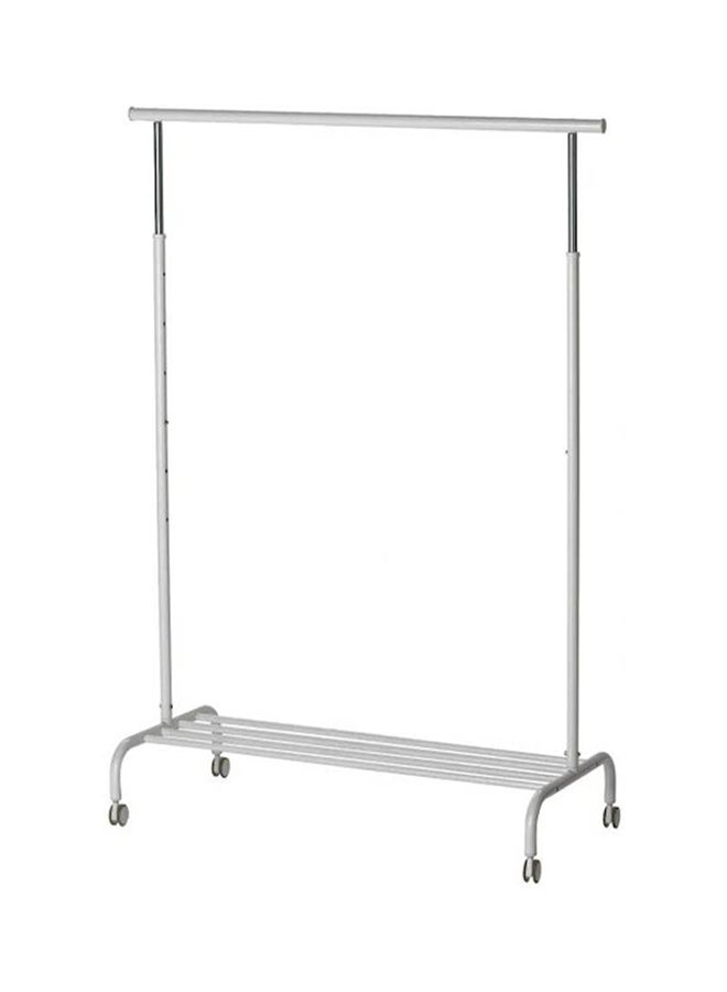 Ikea - Rigga Clothes Rack White 111x51x175cm - Image 1