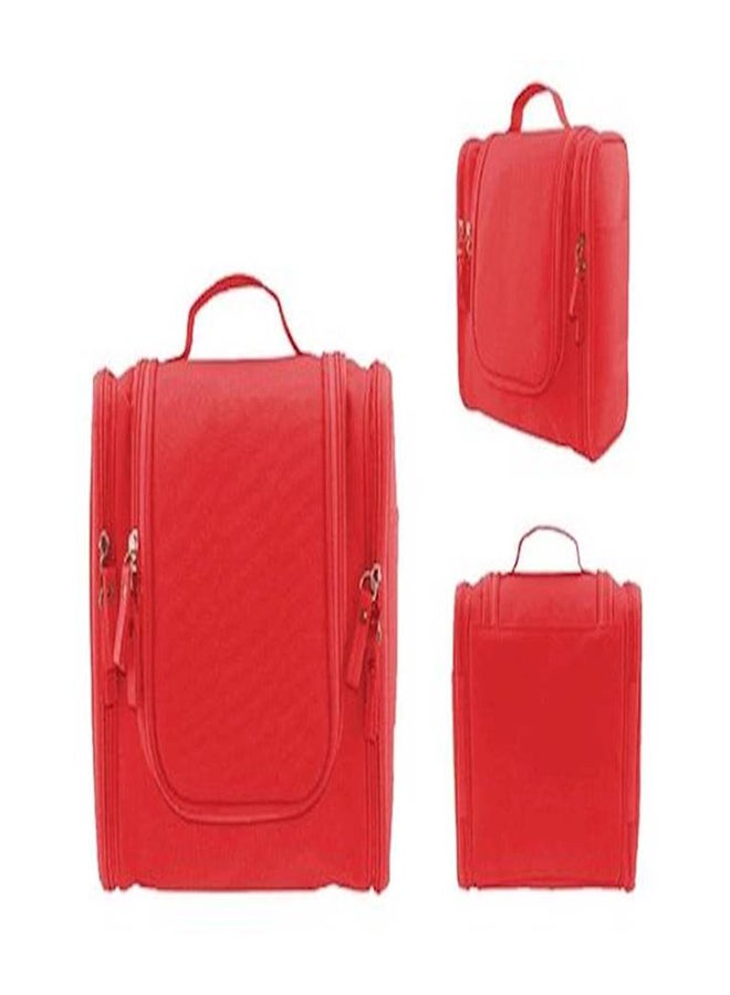 حقائب لأدوات الزينة مقاومة للماء أحمر - Image 2