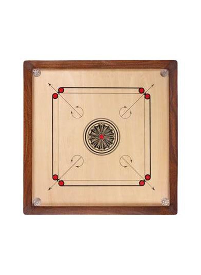 Wooden Carrom Board  Set With Wooden  Coins And Striker 30x30cm - Image 2