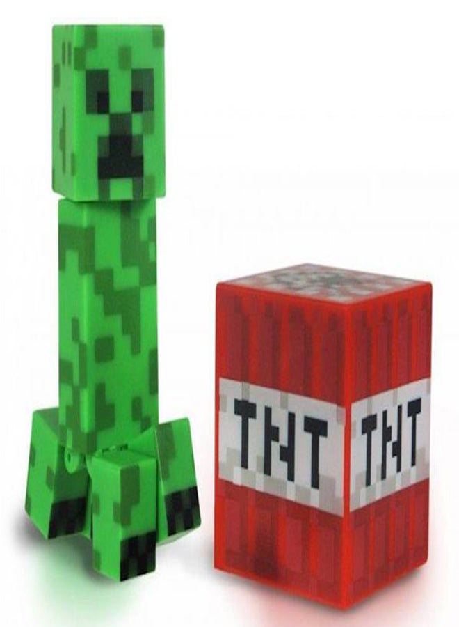Generic - Minecraft Core Creeper Action Figure With Accessory - Image 1