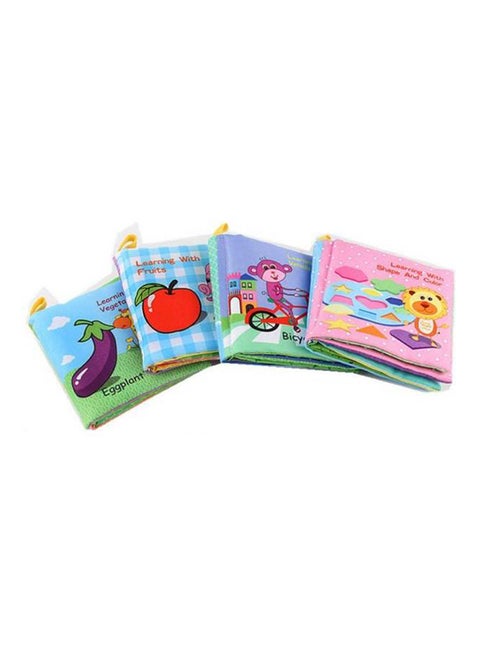 4-Piece Intelligence Development Cloth Books