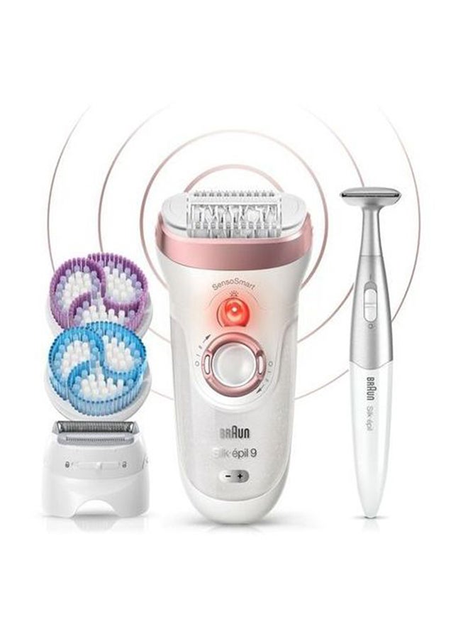 براون ماكينة إزالة الشعر سيلك أبيل 9 سكين سبا بتقنية سينسو سمارت أبيض/أرجواني/أزرق 500جرام - Image 2