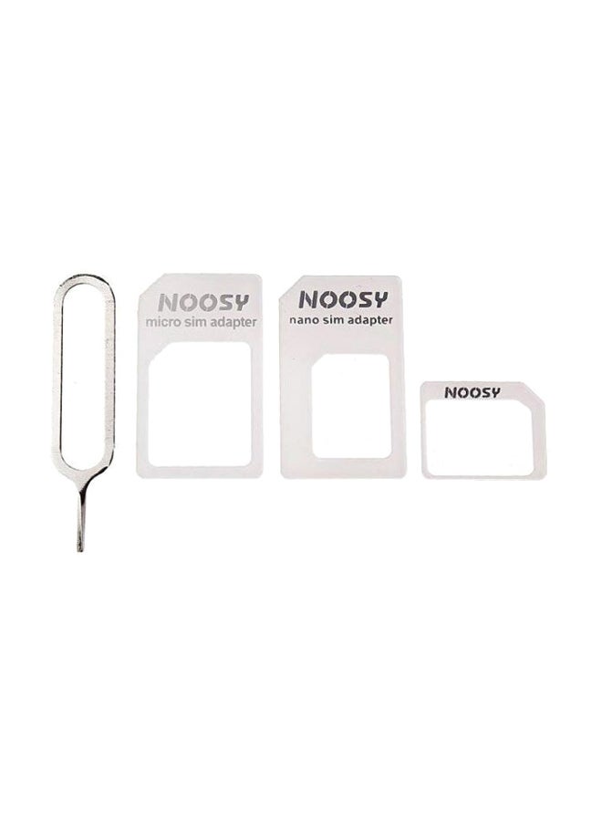 Noosy - Nano Sim Adapter White - Image 1