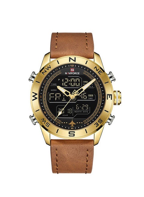 Men's Water Resistant Analog/Digital Watch NF9144