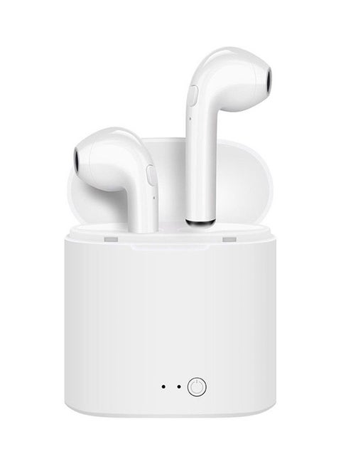 I7S TWS Bluetooth Earphones With Mic And Charging Case White