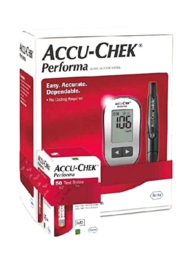 ACCU-CHEK Performa Blood Glucose Monitoring Device +50 strips free  - Image 2