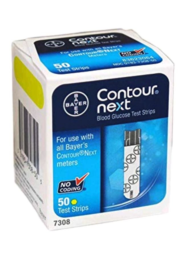Contour Next - 50-Piece Contour Next Blood Glucose Test Strips - Image 1