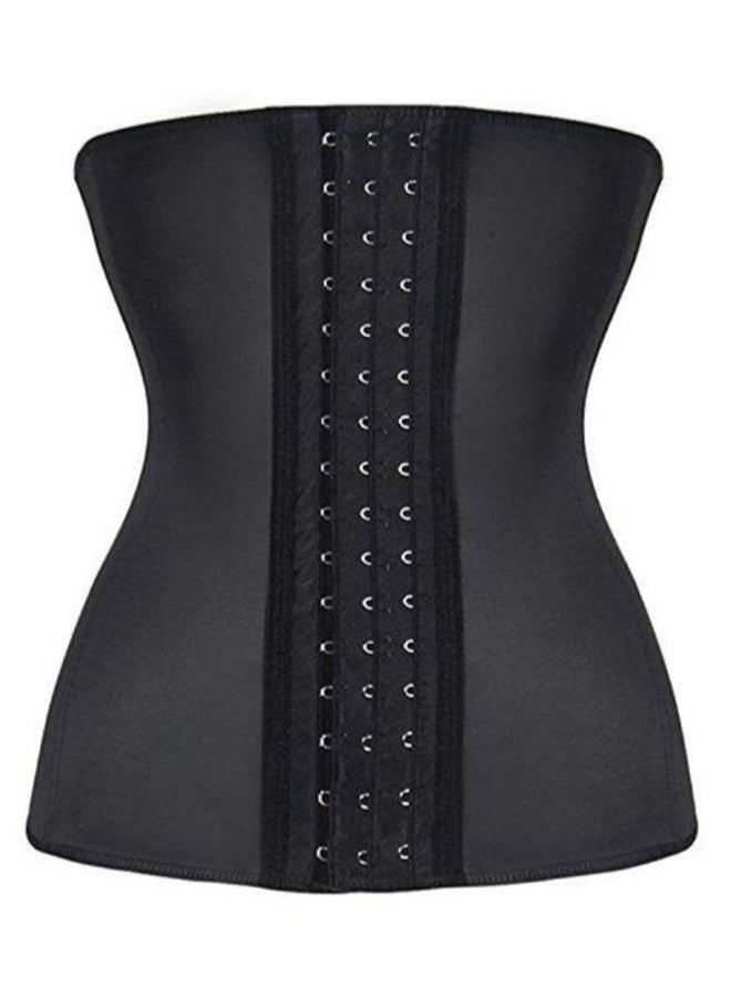 Generic - Classic 3 Hook Thermal Corset Black - Image 1