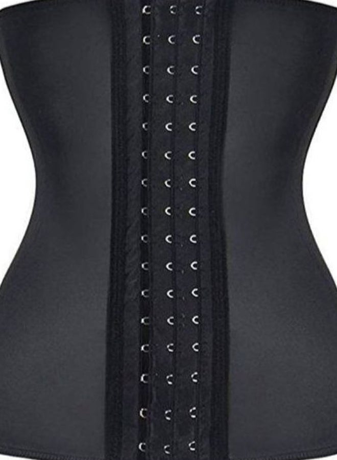 Generic - Classic 3 Hook Thermal Corset Black - Image 1