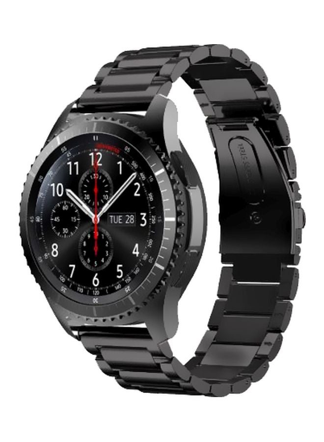 Replacement Band For Samsung Gear S3 Watch 22mm Black