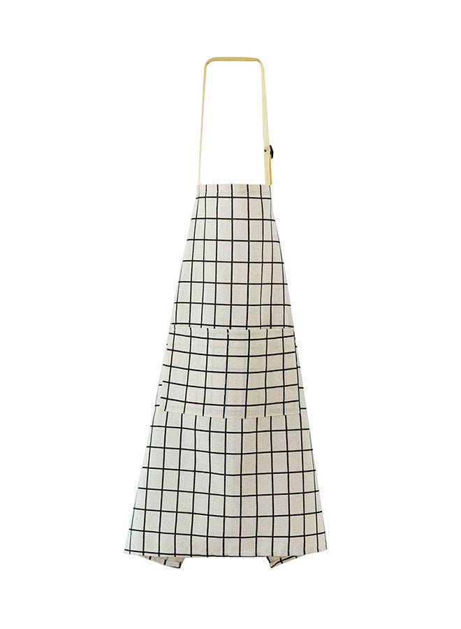 Waterproof Kitchen Apron With Pocket White - Image 1
