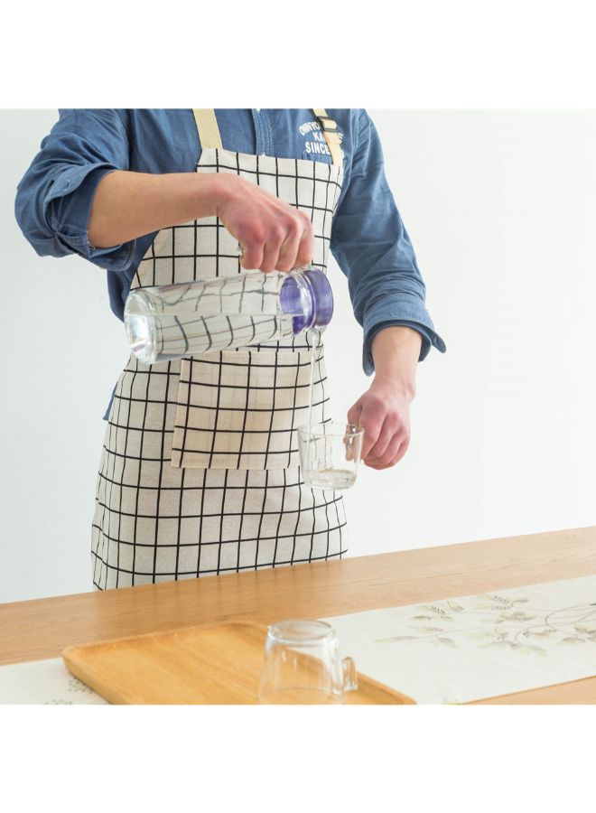 Waterproof Kitchen Apron With Pocket White - Image 3