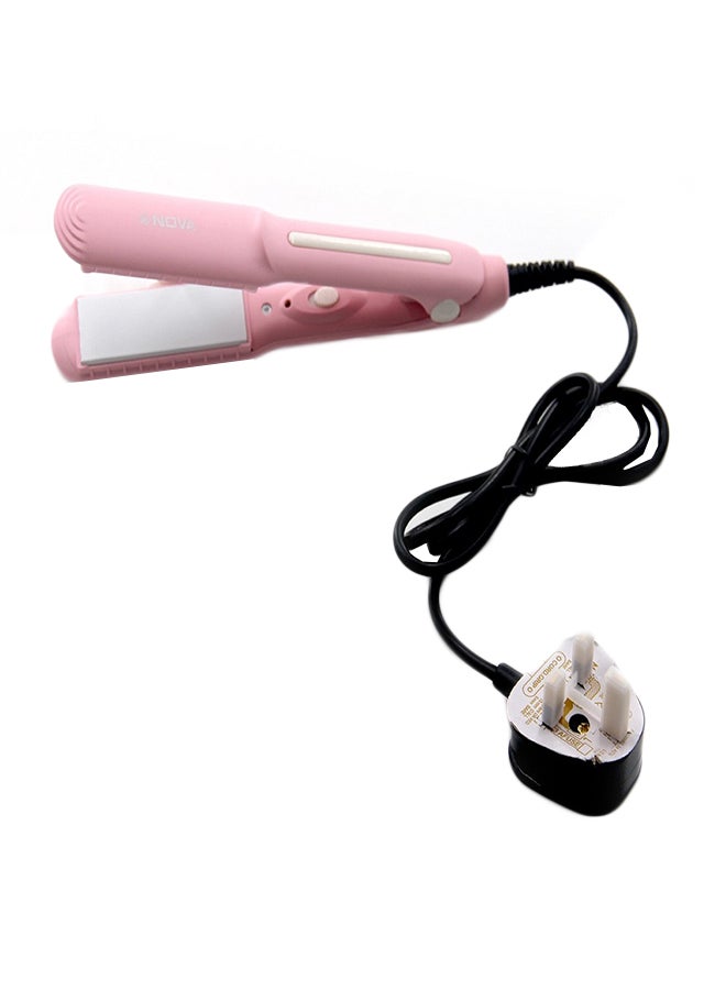 Hair Styling Straightener Pink/White
