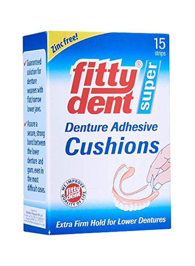 Denture Adhesive Cushions White