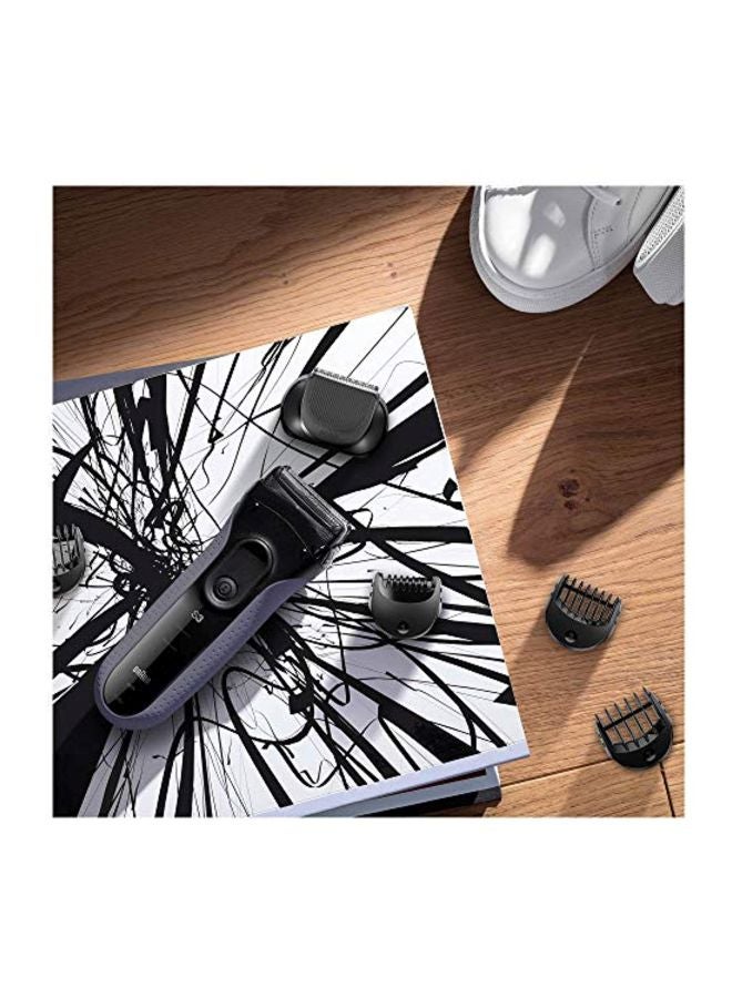 BRAUN 3 In 1 Electric Shaver With Precision Trimmer 5 Comb Attachment Black/Silver 2.24 x 6.1 x 8.74inch - Image 5