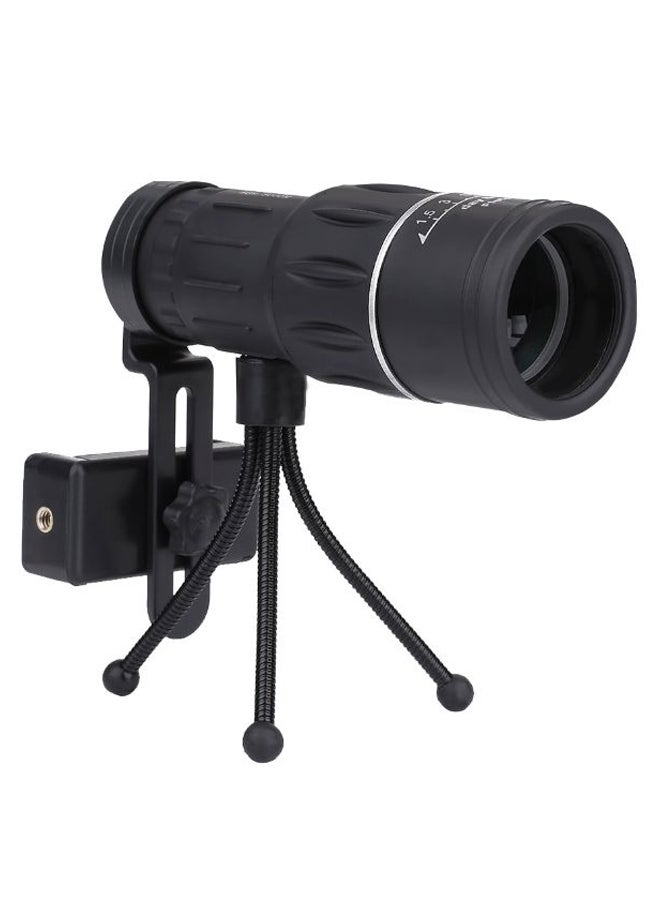 Monocular Telescope Telephoto Camera Lens With Tripod Stand 17x10x8cm Black  - Image 2