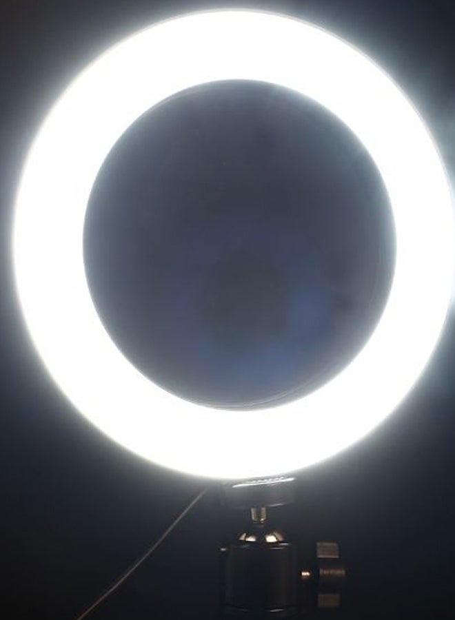 حامل لحلقة الإضاءة LED قابل للتعديل أسود / أبيض كريمي - Image 2