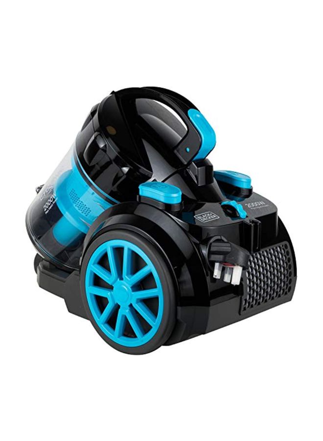 BLACK+DECKER Bagless Cyclonic Canister Vacuum Cleaner 4L 1800 W Vm2080-B5 Black/Blue/Clear  - Image 2
