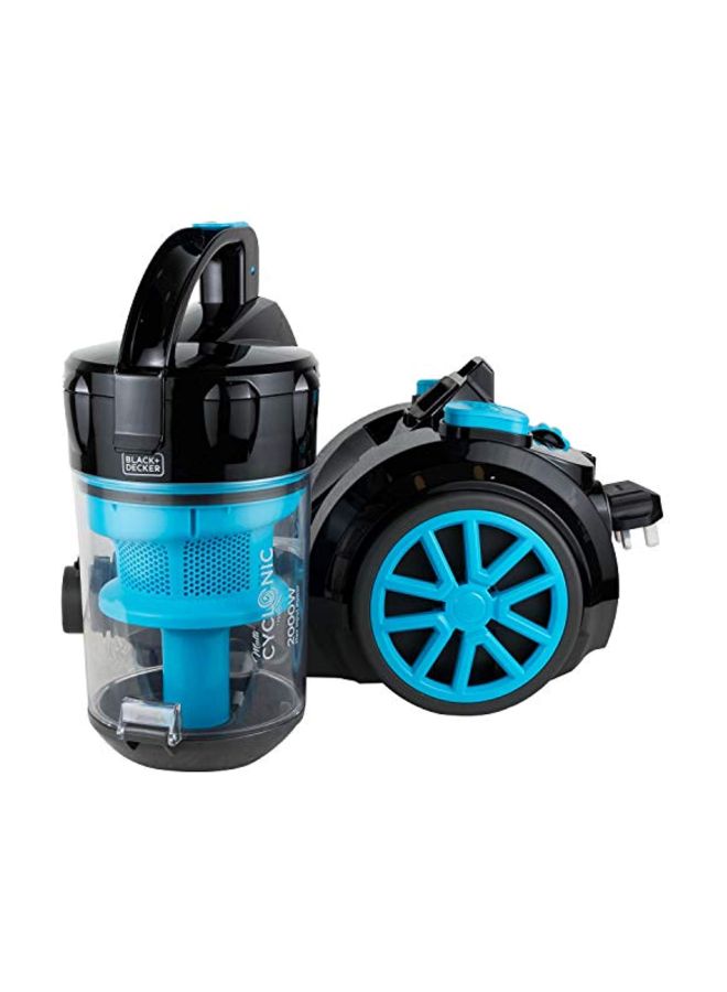 BLACK+DECKER Bagless Cyclonic Canister Vacuum Cleaner 4L 1800 W Vm2080-B5 Black/Blue/Clear  - Image 4