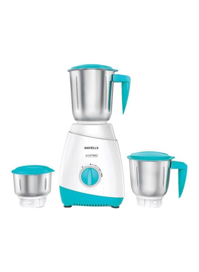 هافلز مطحنة خلاط سعة 1.5 لتر بقدرة 500 وات 1.5 L ASPRO500W أزرق/ أبيض  - Image 1